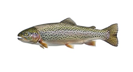 Naklejka premium fish on a white background