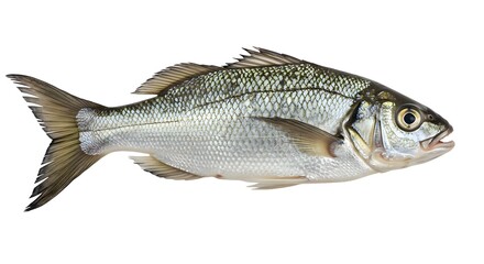 Fototapeta premium fish on white background