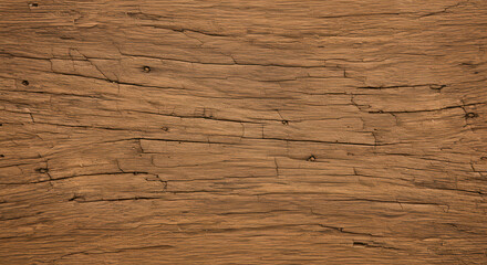 Fototapeta premium Processed collage of old cracked brown wood material, perfect for banners, backdrops, and realistic 3D mapping applications