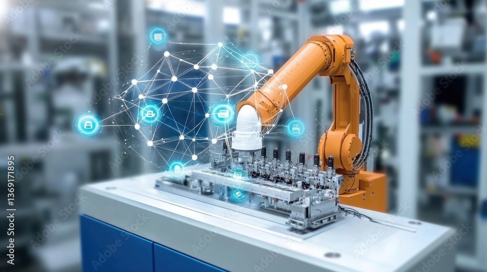 Poster a next-generation smart factory integrating ai-powered industrial automation.
