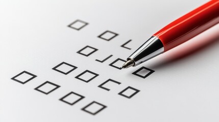 A row of checkmarks on a document highlighting compliance with quality standards.