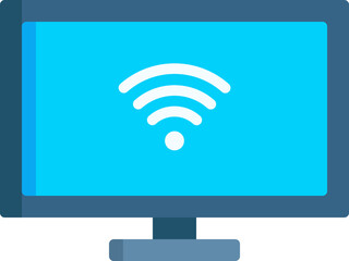 smart tv Illustration on a white background