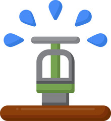 sprinkler Illustration on a white background.