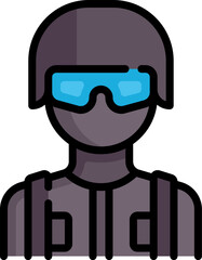 swat Illustration on a white background.