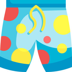 swimsuit Illustration on a white background.