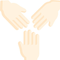 teamwork Illustration on a white background.