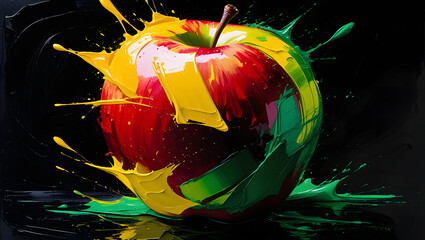 Bold Strokes of a Juicy Apple