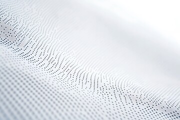 Abstract white background with wavy dot pattern for digital designs and presentations