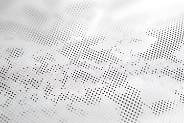 Abstract pattern with black dots on white background for modern design and texture