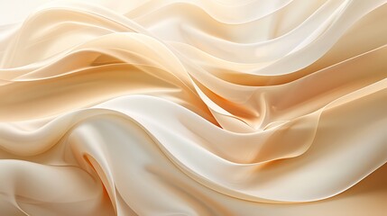 Obraz premium A delicate abstract composition in soft pastel peach, featuring smooth gradients and gentle textures, creating a warm, elegant, and soothing visual aesthetic. 