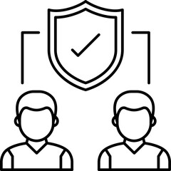 user Illustration on a white background.