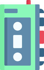 walkman Illustration on a white background.