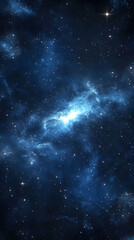 Obraz premium Celestial Nebula: A Cosmic Dance of Light and Stardust