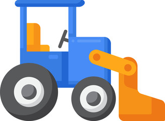loader Illustration on a white background.