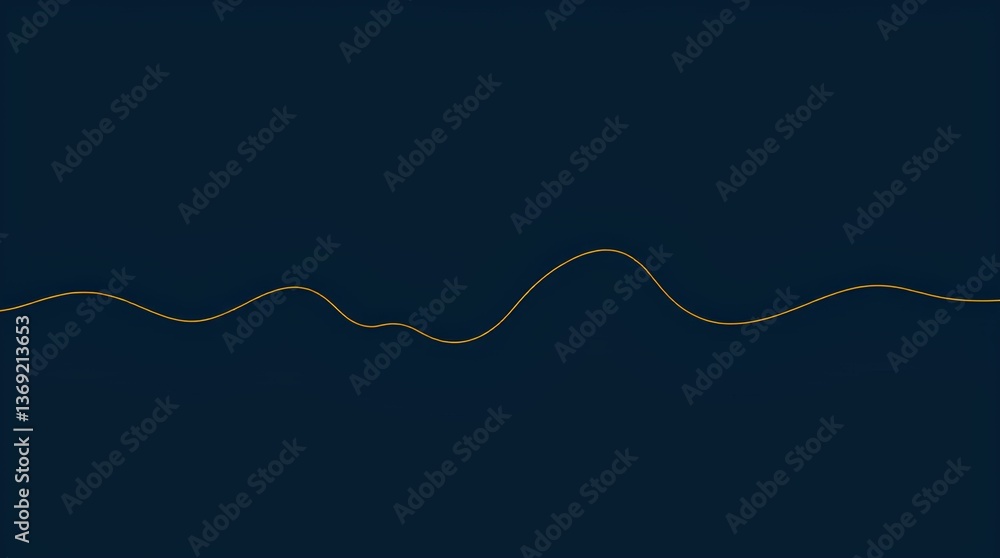Aufkleber smooth and simple dark background with a gentle flowing line graph representing subtle data trends, 