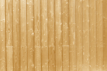Fototapeta premium Light brown wood wall plank texture background in vertical patterns