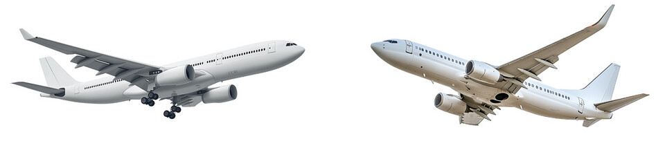commercial airplanes take flight - PNG