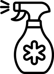 sanitizer Illustration on a white background