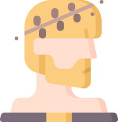 sculpture Illustration on a white background