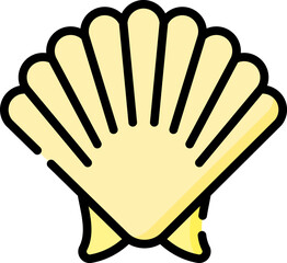 shell Illustration on a white background