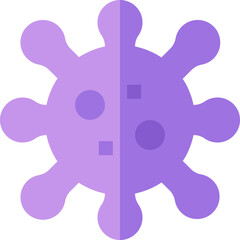 virus Illustration on a white background