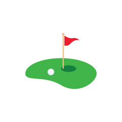 Golf symbol icon