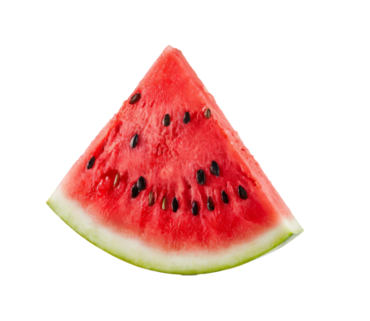 watermelon slice isolated on white background