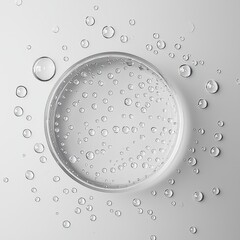 Mesmerizing shot of water droplets