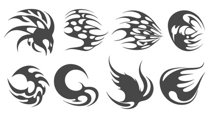 black and white tattoo