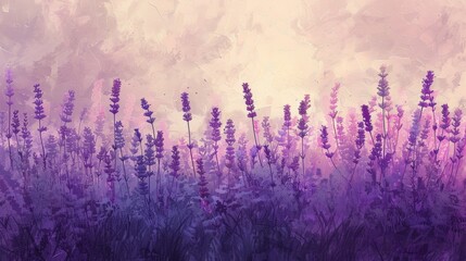 Obraz premium The painting has a calming and peaceful mood