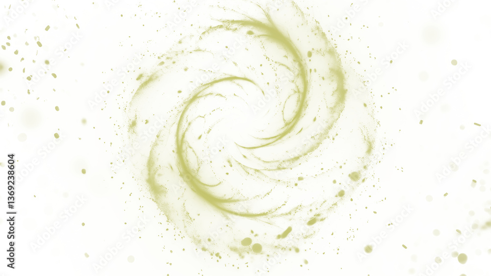 Poster a mesmerizing abstract cosmic swirl with a glowing center, surrounded by fluid nebula textures in sh