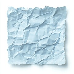 Obraz premium Crumpled memo note with ink smudges