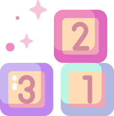 blocks Illustration on a white background.