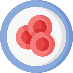 blood Illustration on a white background.