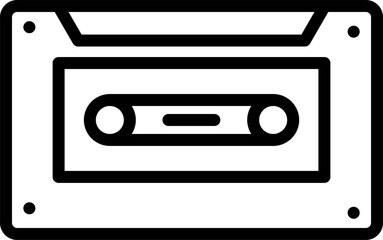 cassette Illustration on a white background.