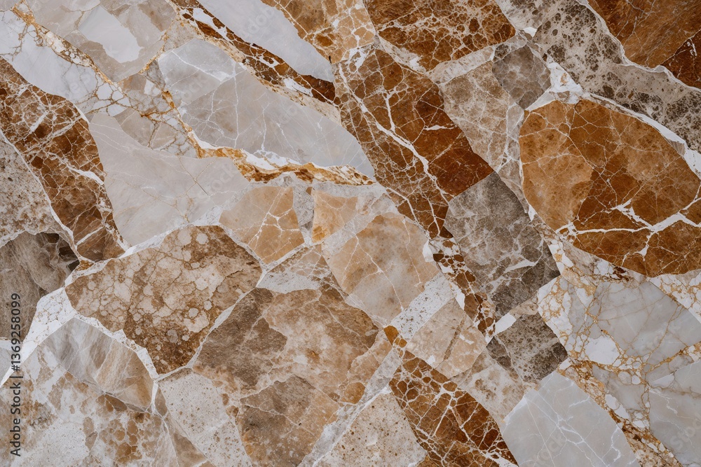 Poster high resolution closeup of intricate natural marble patterns for distinctive flooring and wall desig