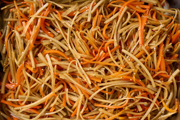 バットに入ったきんぴらごぼう｜作り置きおかず