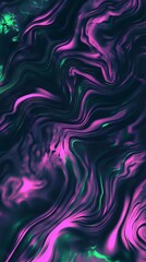 Obraz premium Abstract Swirling Pattern with Pink and Green Fluid Movement