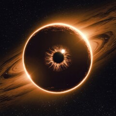 planet in space