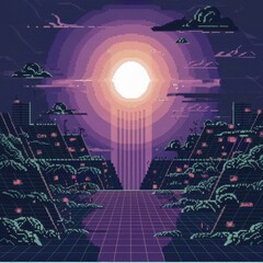 abstract fractal realms