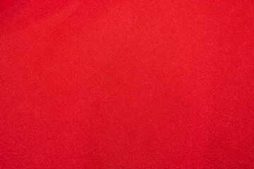 Red Fabric with Soft Folds and Wrinkles