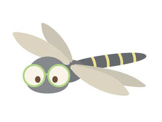 虫_オニヤンマ_主線なし