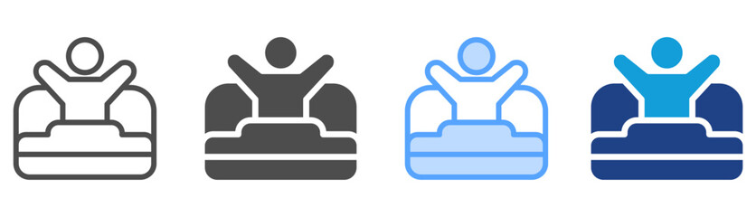 Wake Up Icon Set Multiple Style Collection