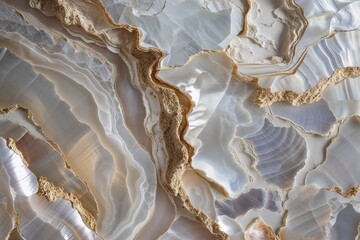 Obraz premium Exquisite Mother-of-Pearl Marble Background with Stunning Texture and Elegant Depth