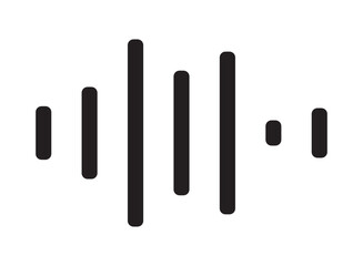 sound wave icon. Analog and digital audio signal. Music equalizer. Interference voice recording. Sound wave illustration.. wave dj music club party vector icon.