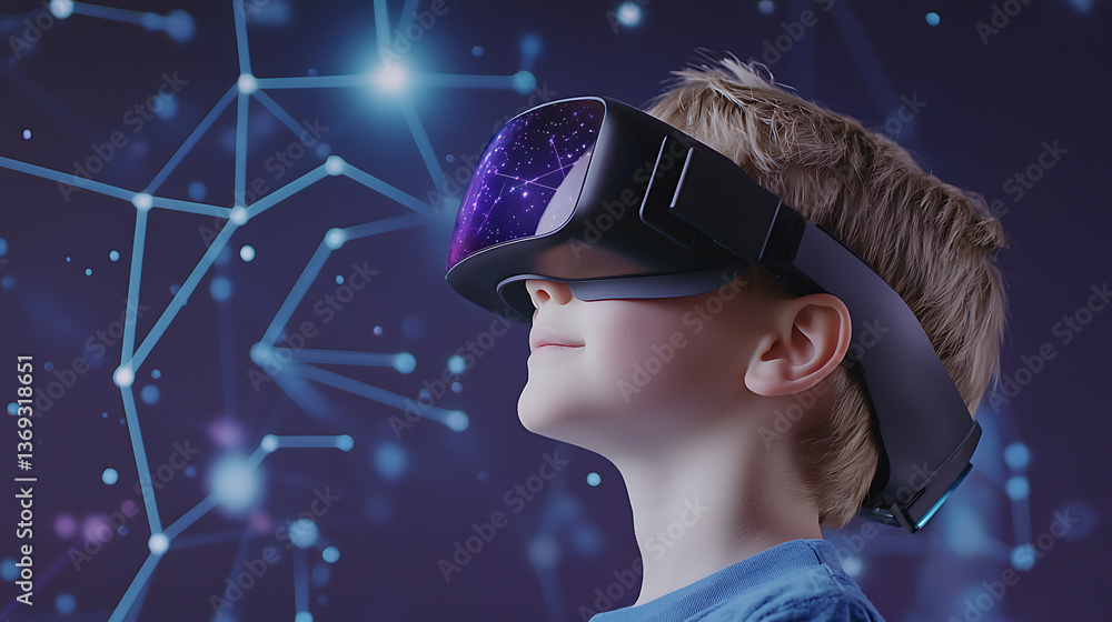 Poster exploring virtual reality young innovators engage with technology in a digital learning environment
