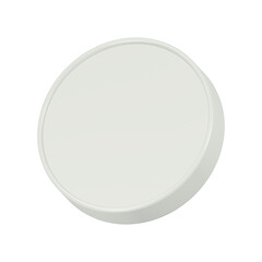 blank button 3d realistic speech bubble chat