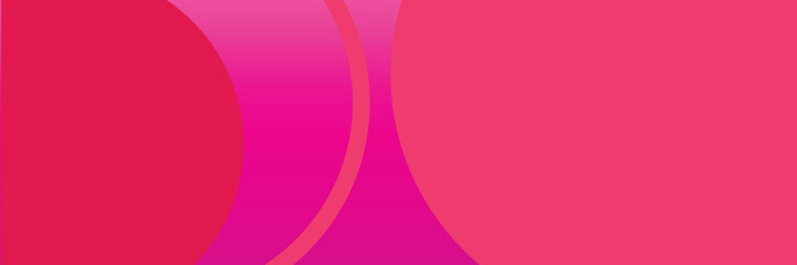Abstract Geometric Shapes in Vibrant Pink Hues