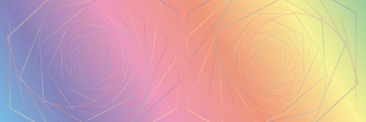 Obraz premium Abstract Geometric Spiral Design