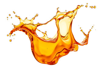 Fototapeta premium Splash of Orange Liquid Captured Mid-Motion